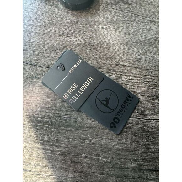 90 DEGREE BY REFLEX NWT women’s teal colored high rise athletic leggings in shad - Picture 4 of 7